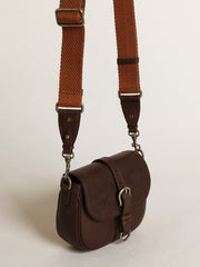 Golden Goose Women's Francis Bag small in dark brown leather