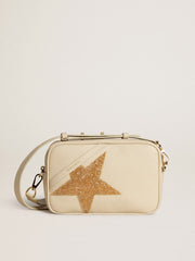 Golden Goose Star Bag in butter-colored hammered leather with Swarovski crystal star