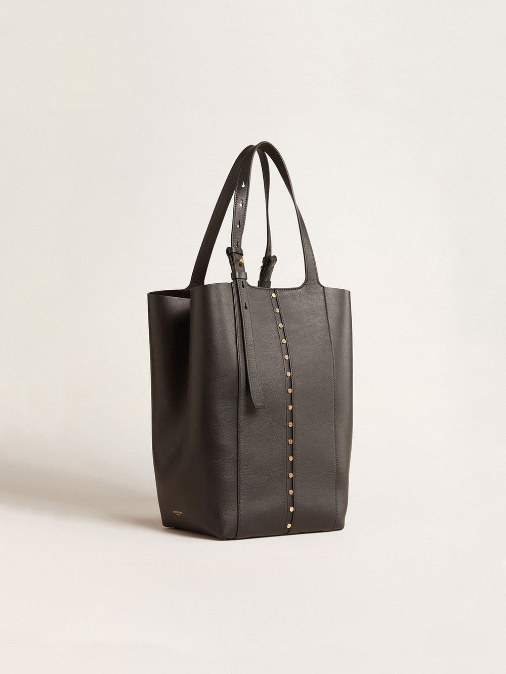 Golden Goose 24/7 Bag North South in black leather with adjustable handles