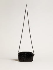 Golden Goose Mini Star Bag in black leather with Swarovski crystal star