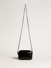 Golden Goose Mini Star Bag in black leather with Swarovski crystal star