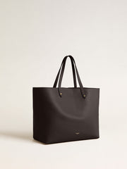 Golden Goose Black Pasadena Bag made of smooth leather with gold logo