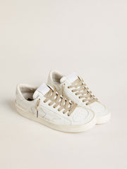 Golden Goose Gold-colored Lurex laces with contrasting white logo