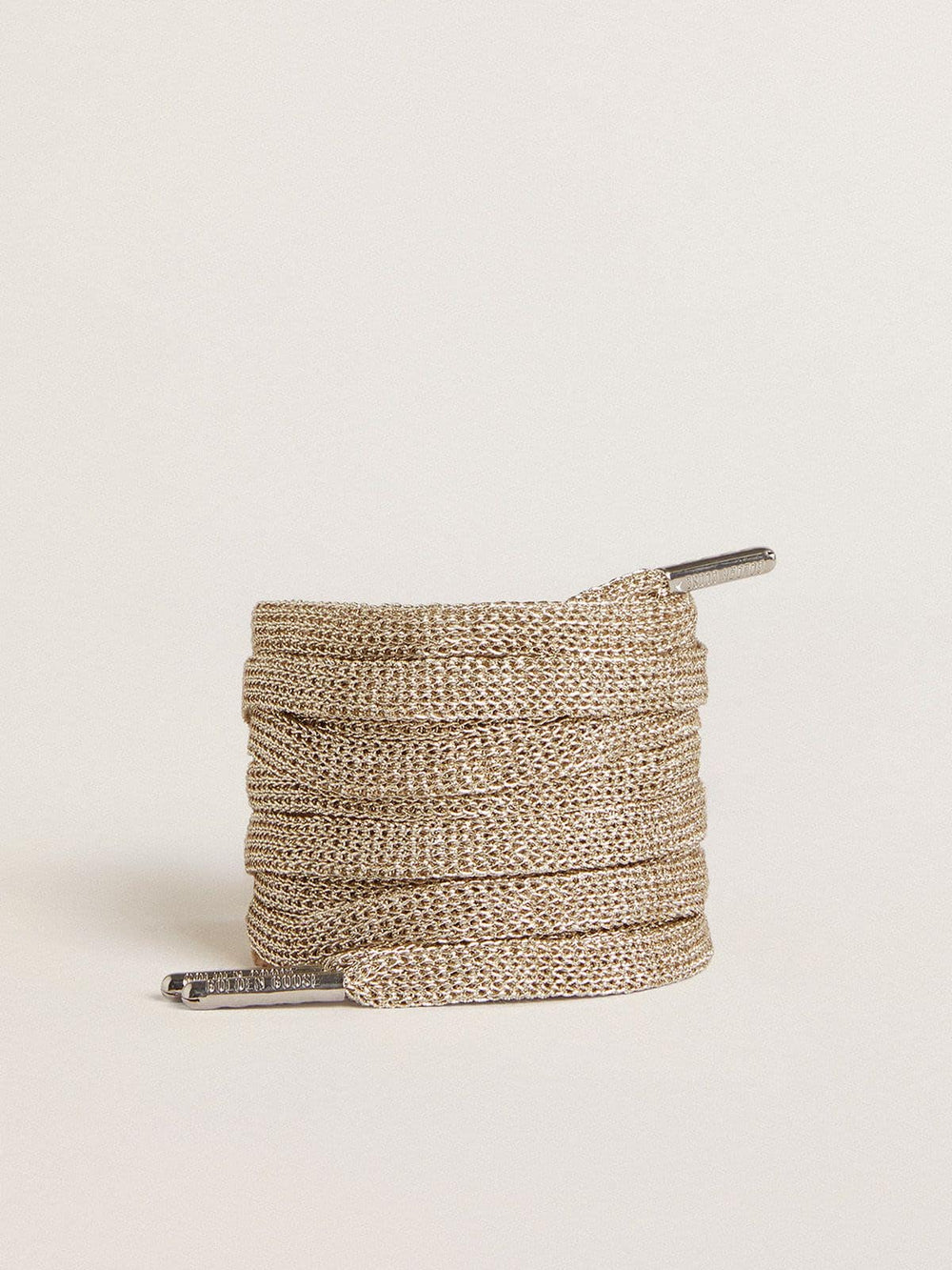 Golden Goose Gold lurex laces