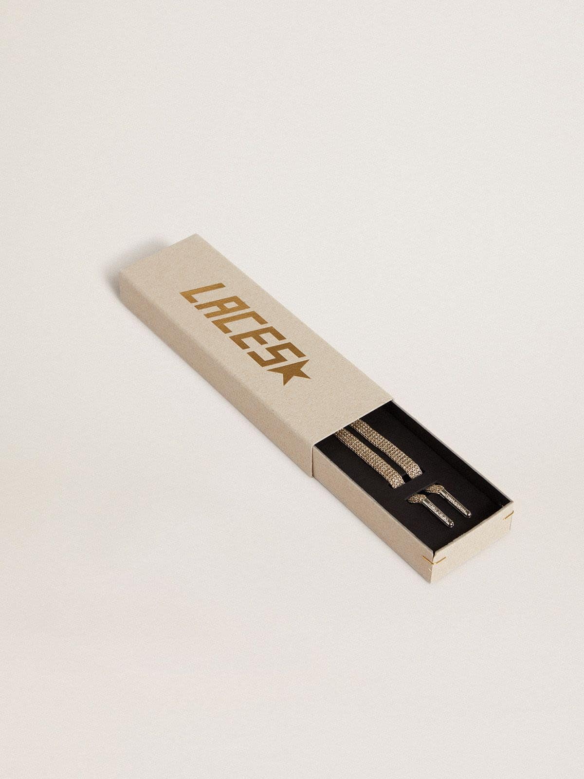 Golden Goose Gold lurex laces