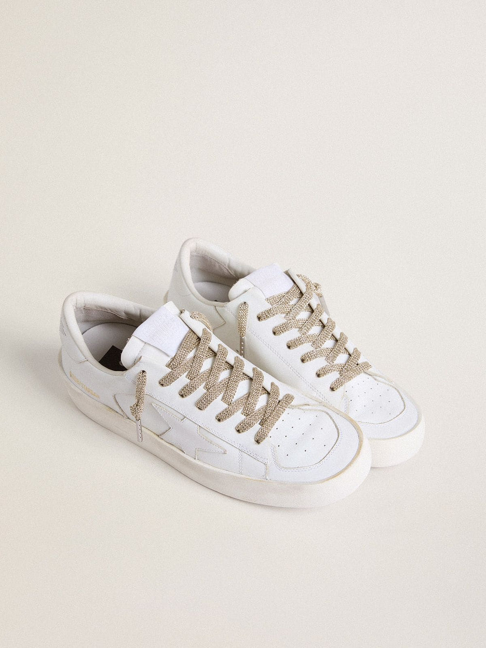 Golden Goose Gold lurex laces