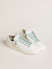 Golden Goose Gray Lurex laces with contrasting black logo