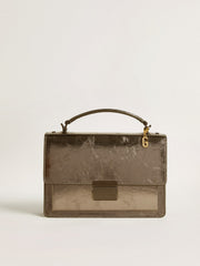 Golden Goose Letter G charm in gold-colored brass with crystals