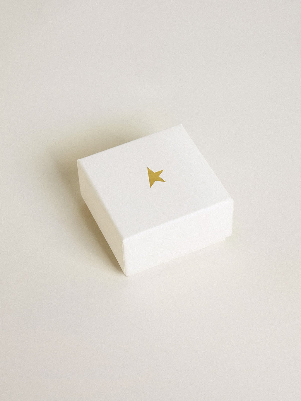 Golden Goose Letter M charm in gold-colored brass with crystals