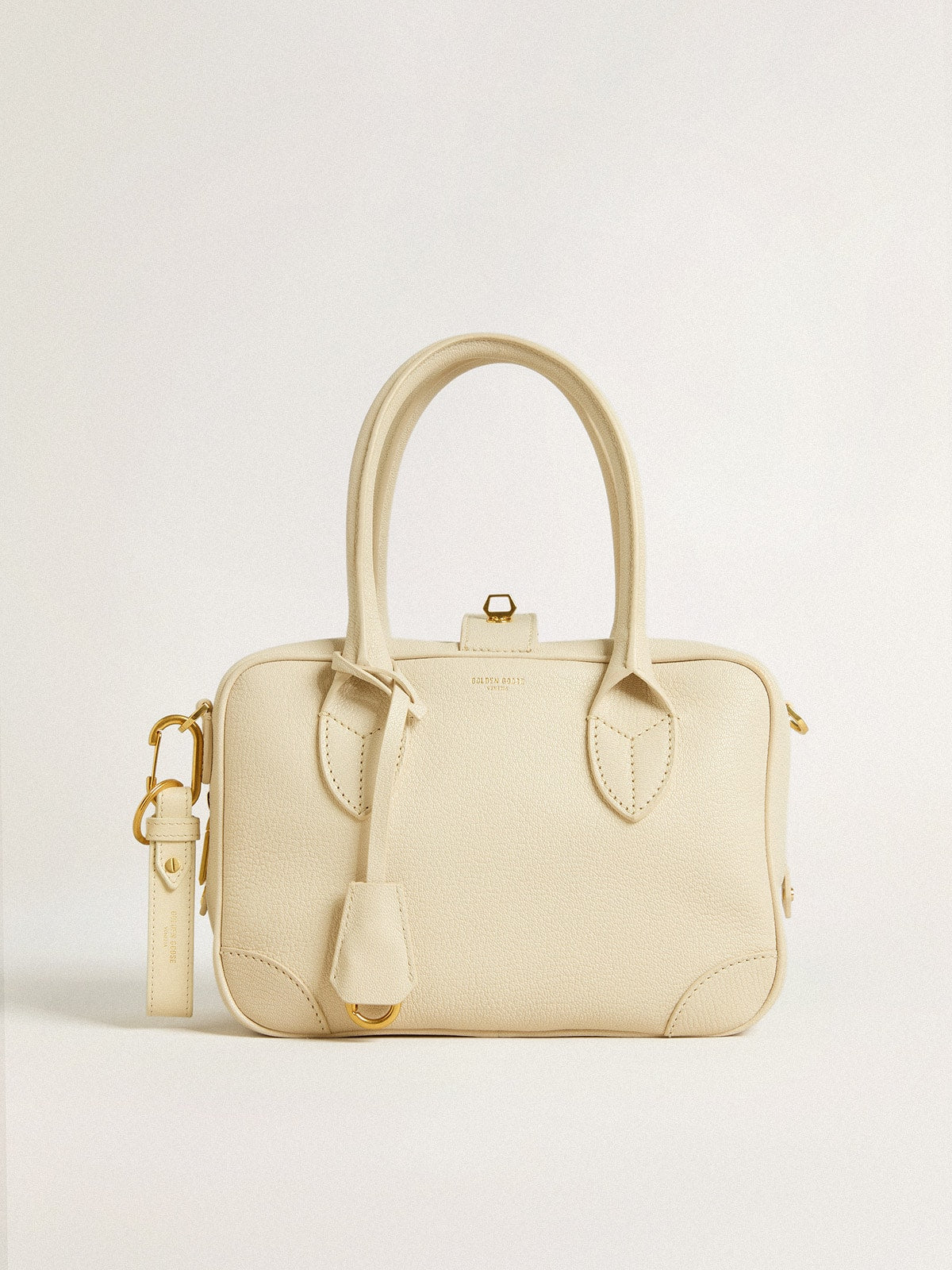 Golden Goose Worn white keyring