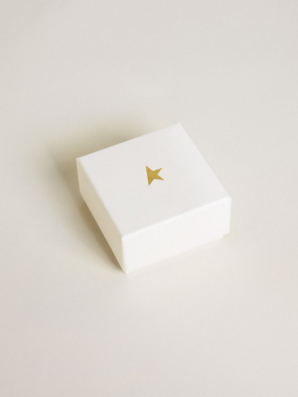 Golden Goose Letter C charm in gold-colored brass with crystals