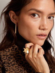 Golden Goose Ring in antique gold color