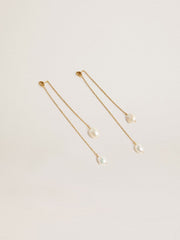 Golden Goose Drop earrings with pearls