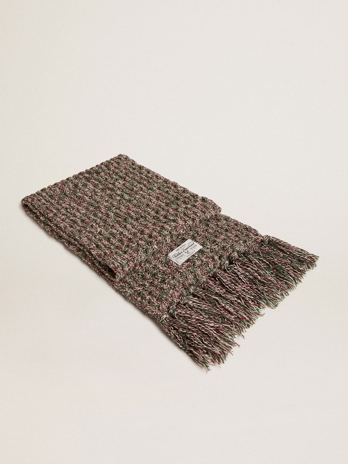 Golden Goose Multicolored wool scarf