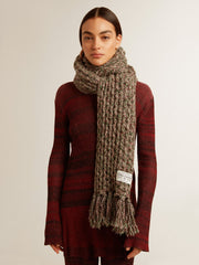 Golden Goose Multicolored wool scarf