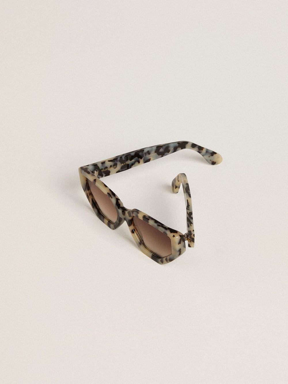 Golden Goose Jackie square sunglasses with tortoiseshell pattern