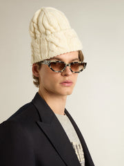 Golden Goose Jackie square sunglasses with tortoiseshell pattern
