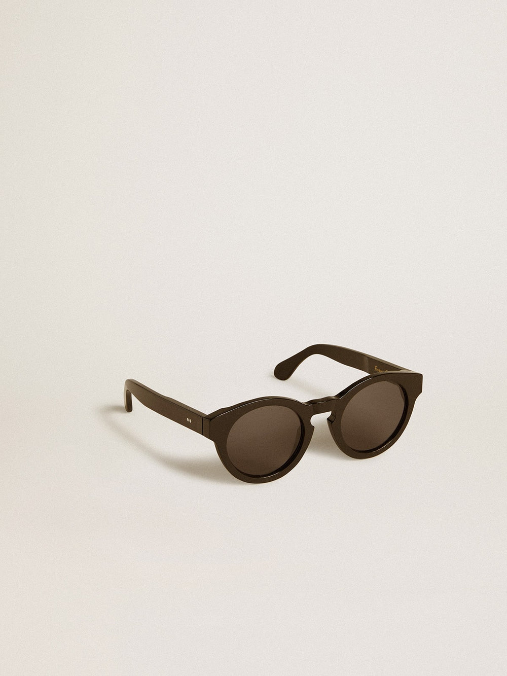Golden Goose Square style Panthos sunglasses with black frame and lenses