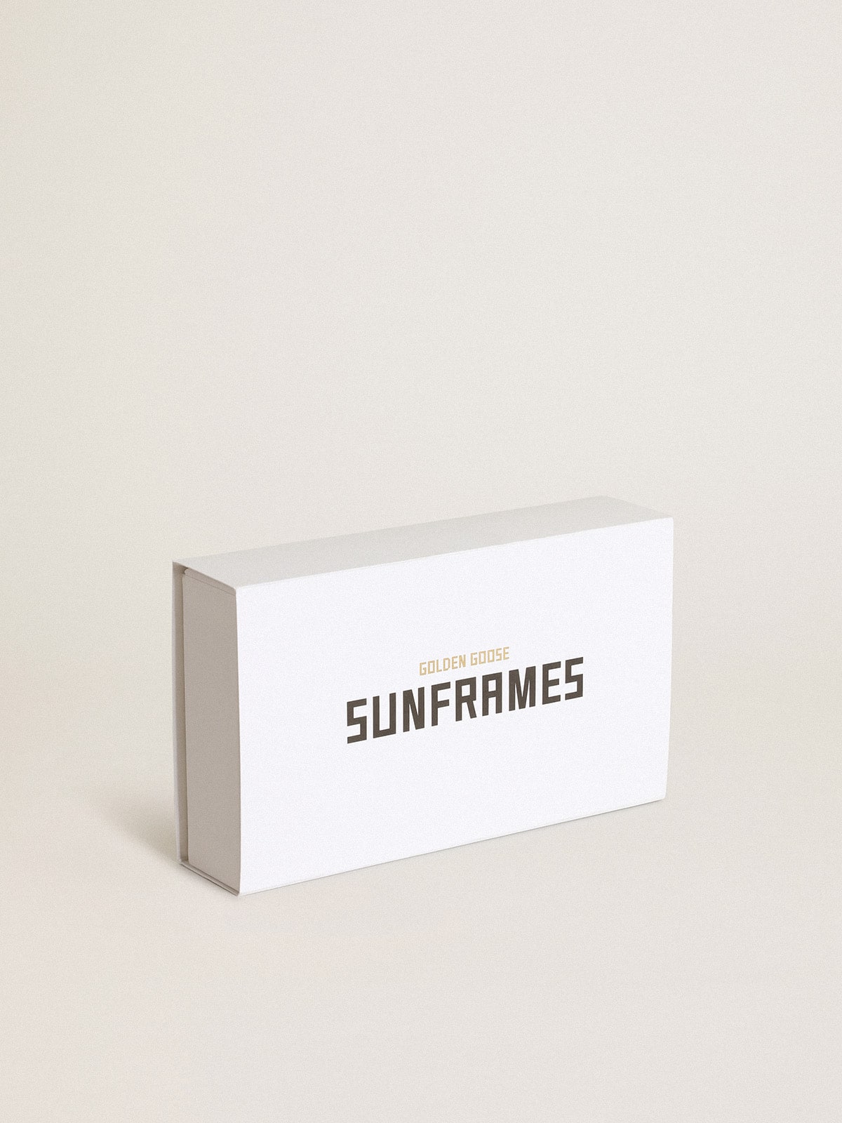 Golden Goose Sunframe Panthos model with black frame and gold details