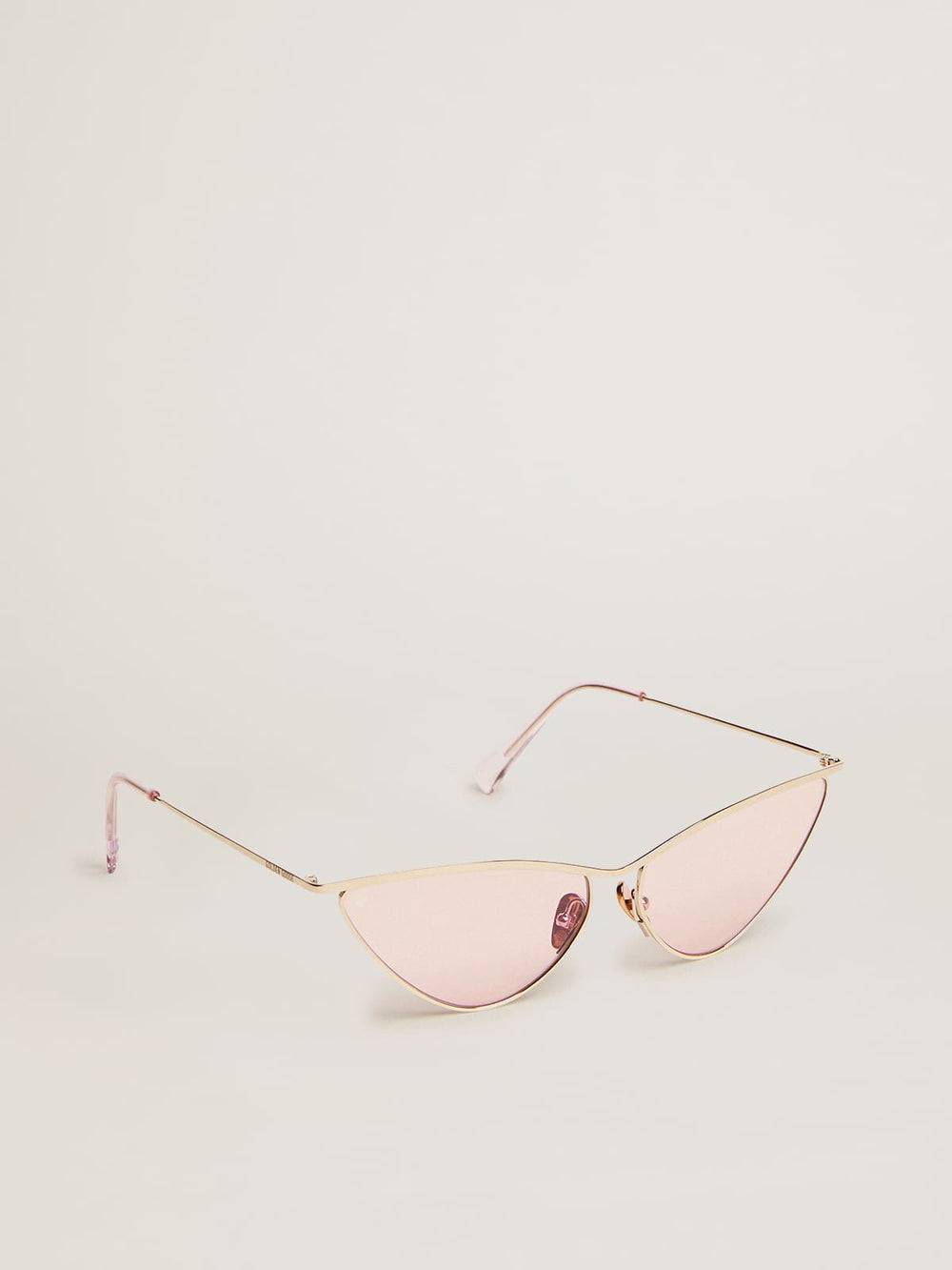 Golden Goose Sunframe cat-eye style with pink frame and lenses