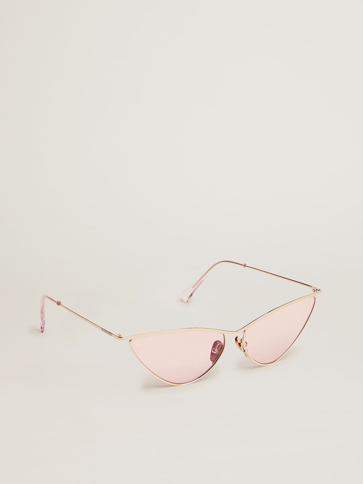 Golden Goose Sunframe cat-eye style with pink frame and lenses