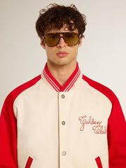 Golden Goose Aviator style sunglasses with tortoiseshell frame and green lenses