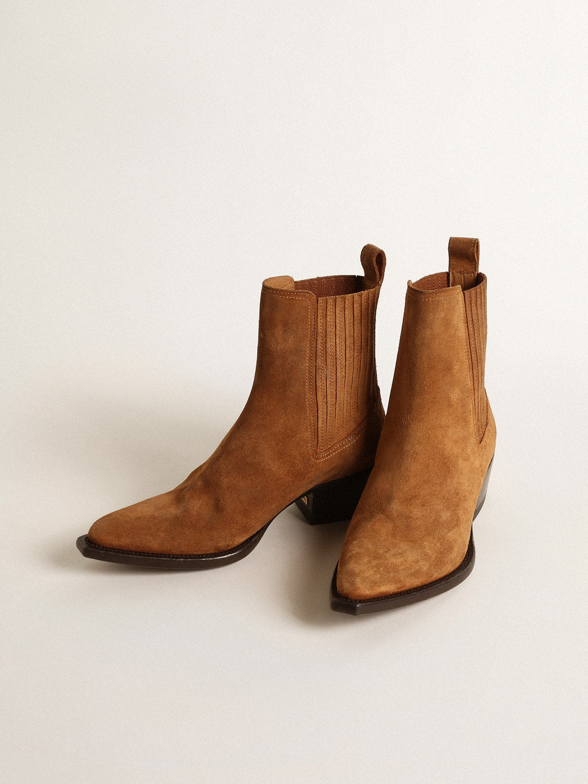 Golden Goose Debbie brown suede boots