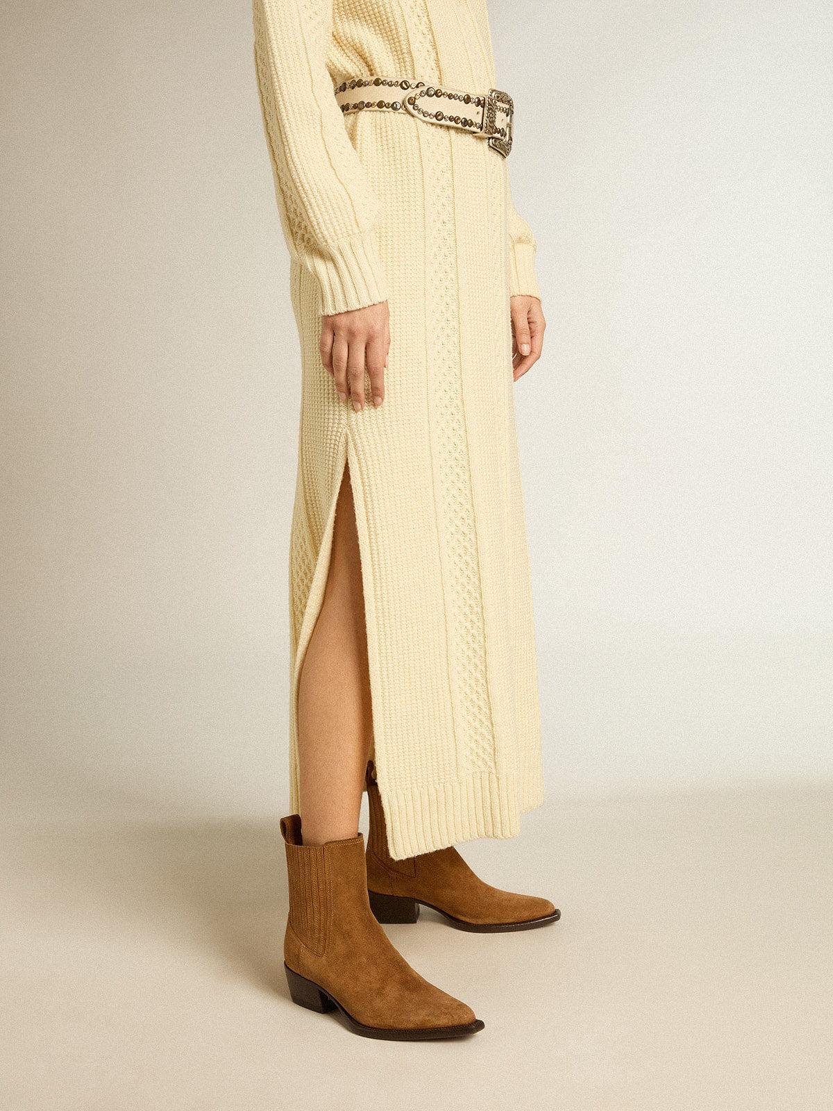 Golden Goose Debbie brown suede boots