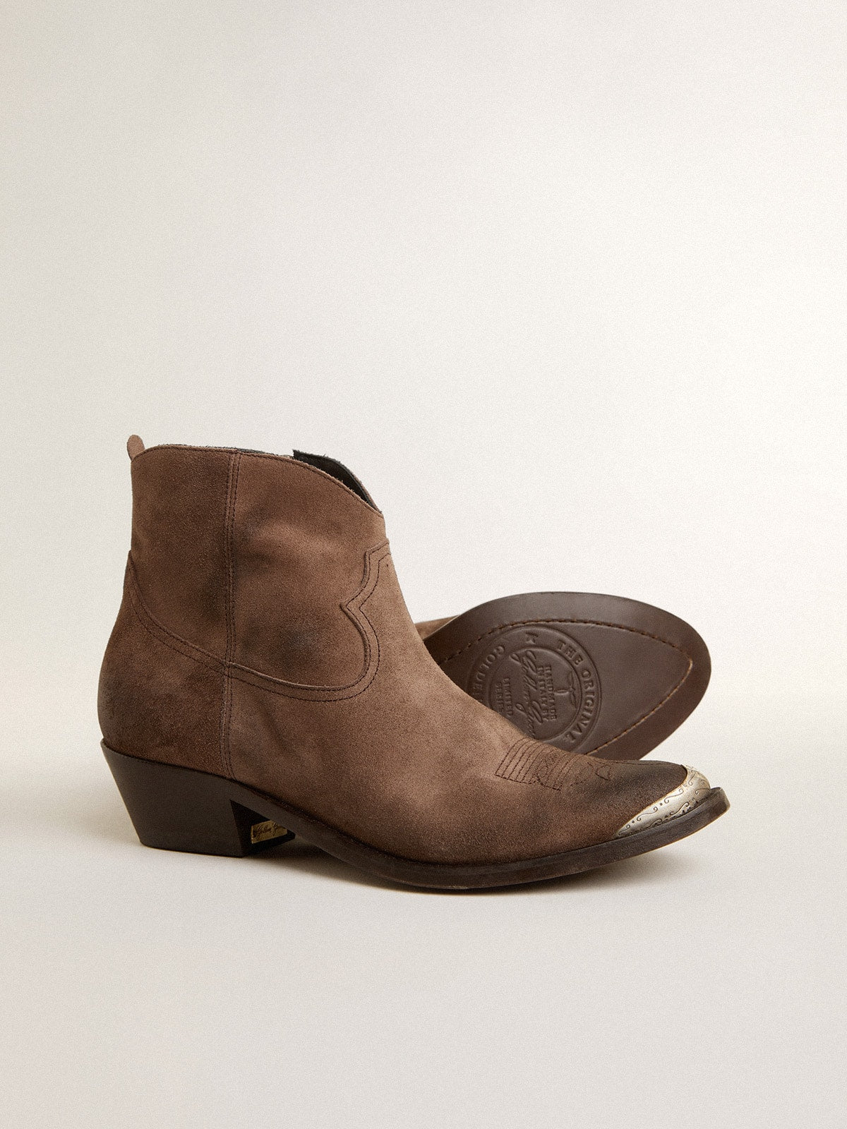 Golden Goose Young ankle boots in dark brown suede