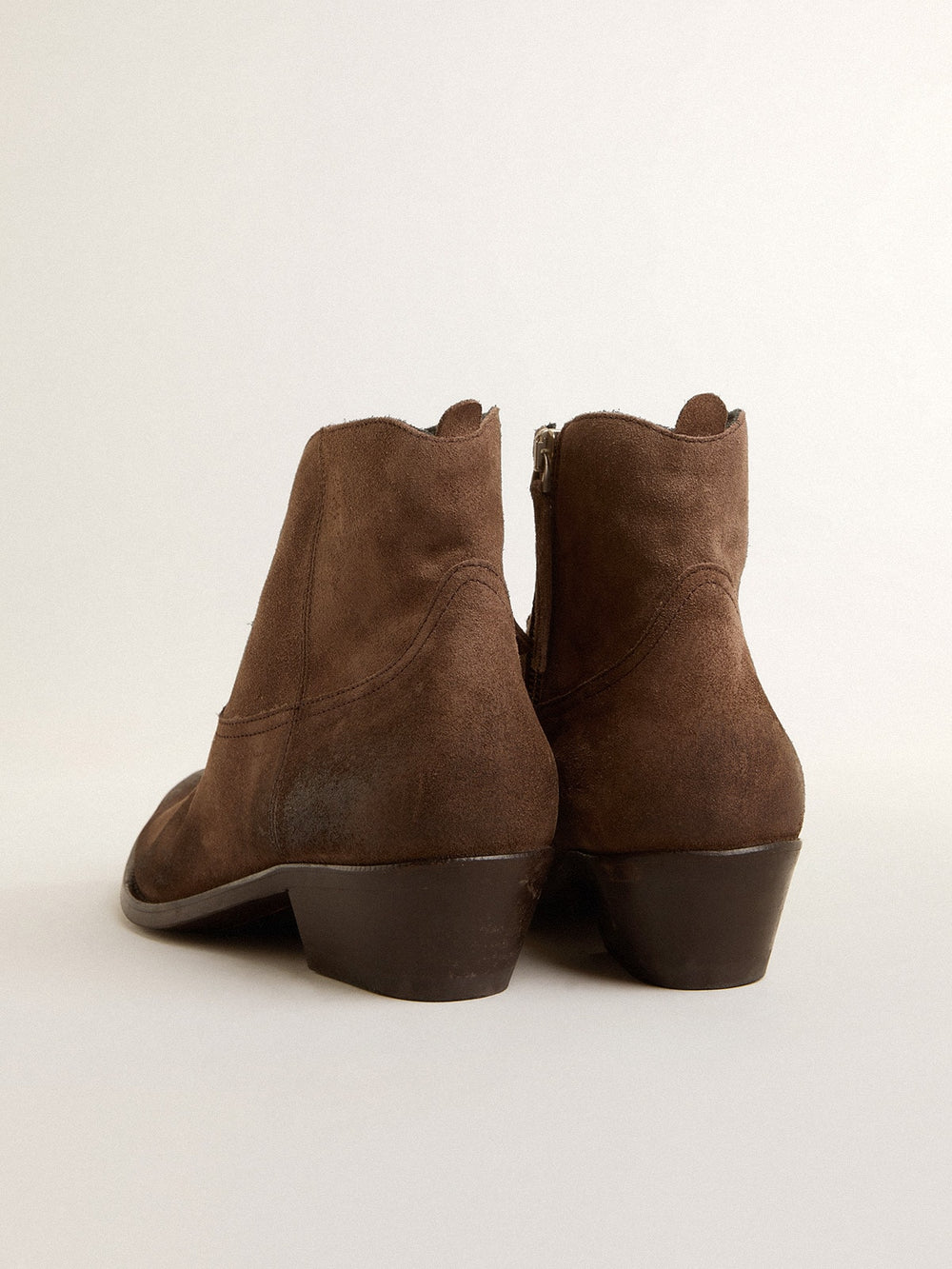 Golden Goose Young ankle boots in dark brown suede