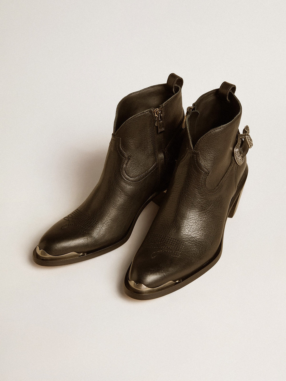 Golden Goose Patty ankle boots in black leather