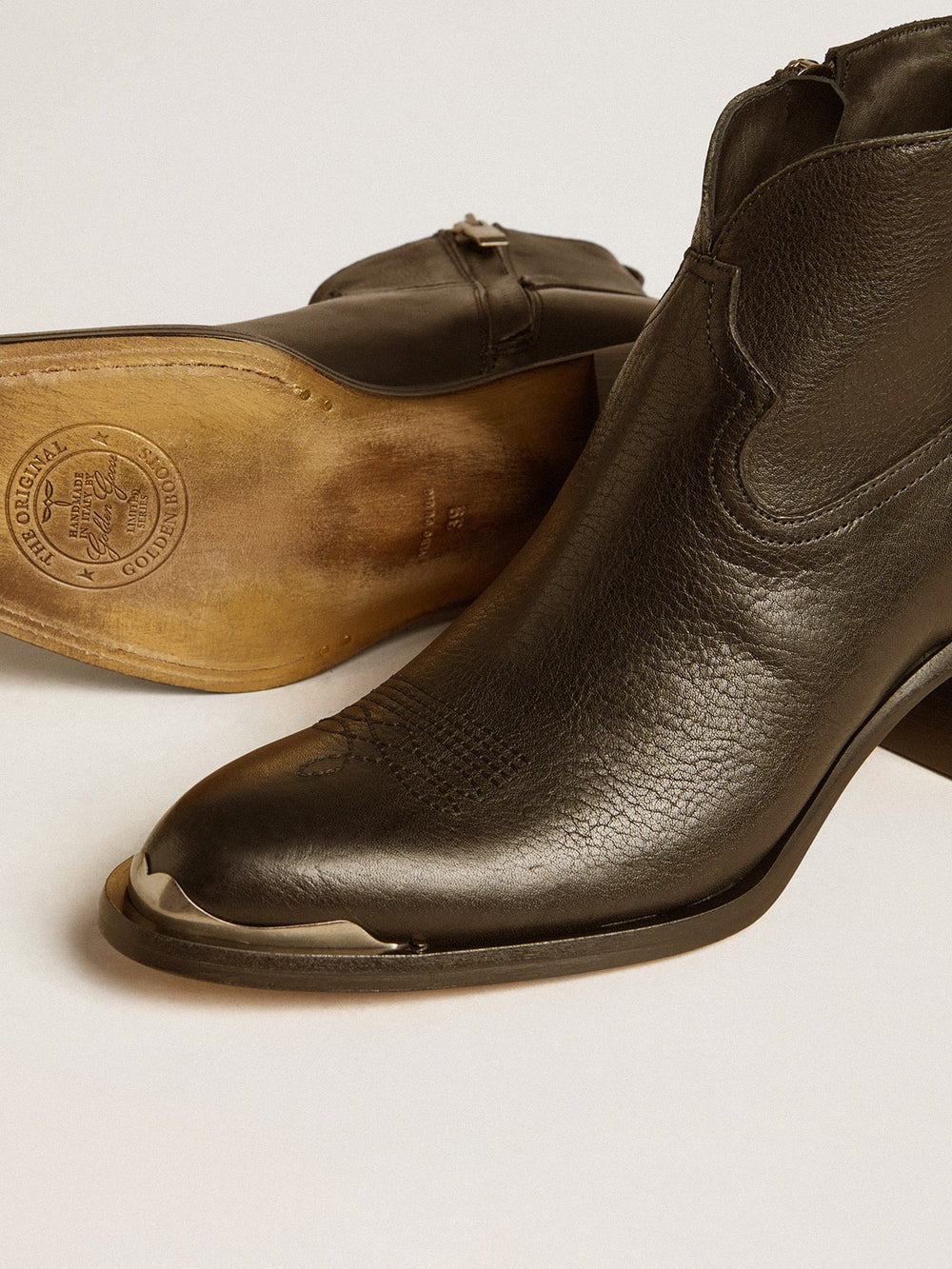 Golden Goose Patty ankle boots in black leather