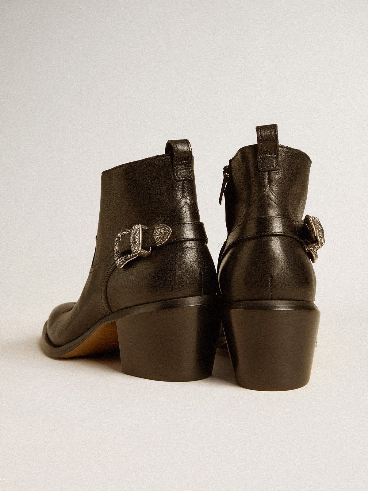 Golden Goose Patty ankle boots in black leather
