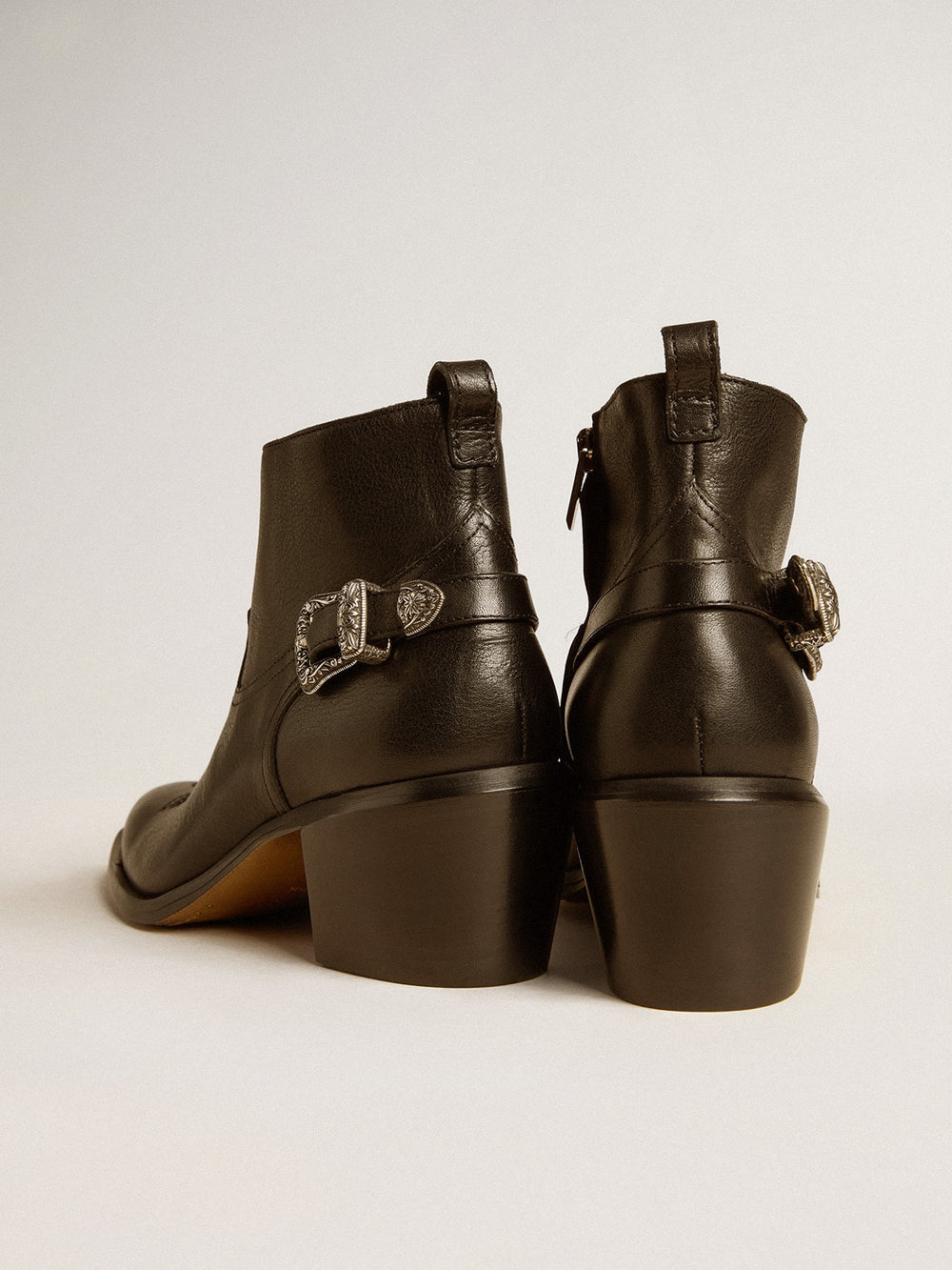 Golden Goose Patty ankle boots in black leather