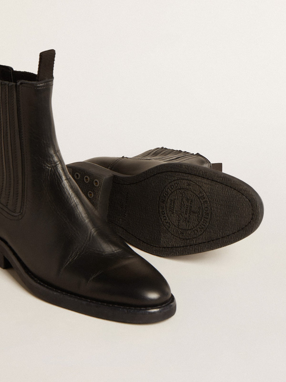 Golden Goose Women’s Chelsea boots in black leather