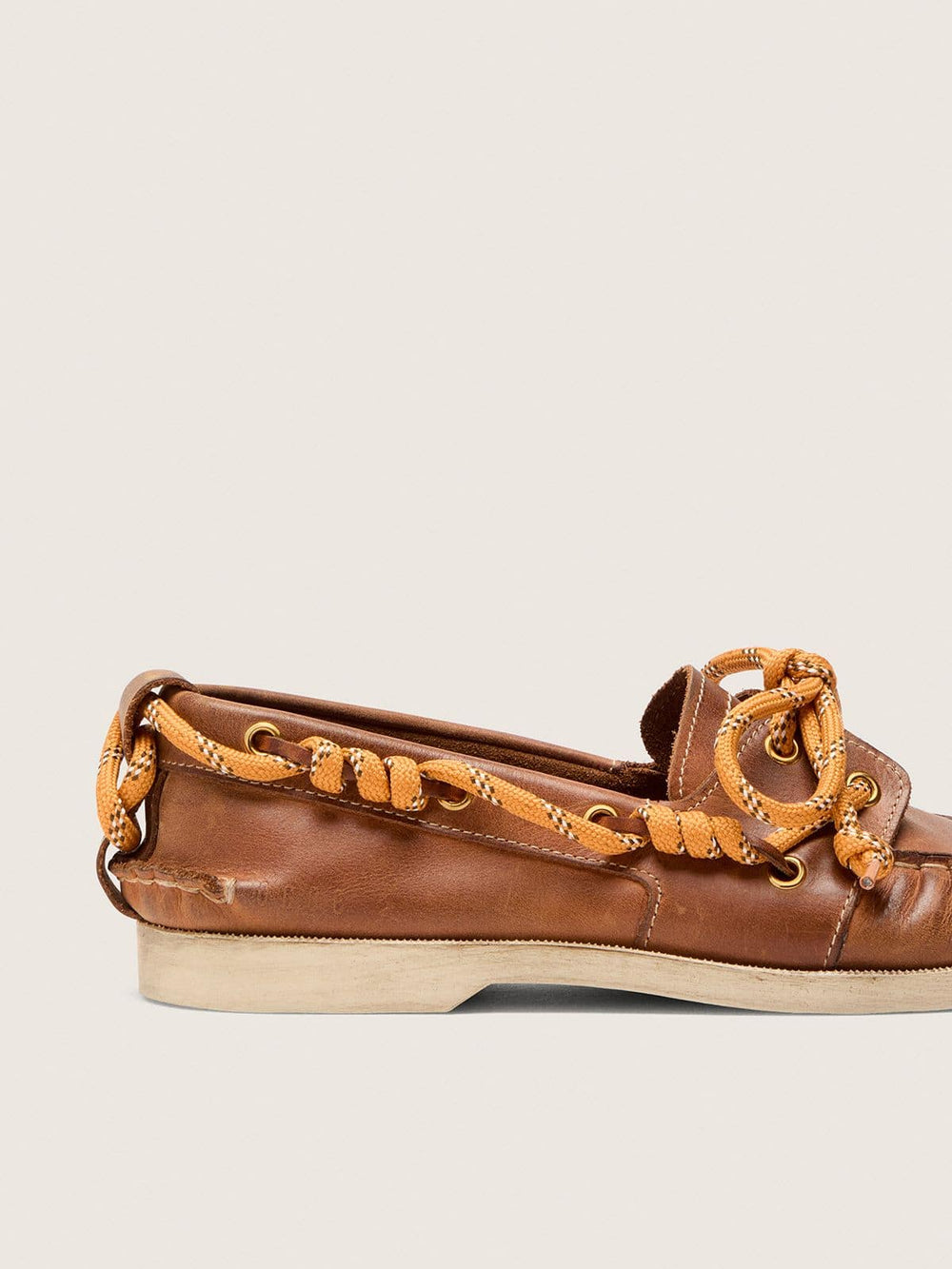 Golden Goose Women's Cruise loafer in tobacco-colored leather