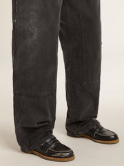 Golden Goose Women's Jerry loafer in black leather