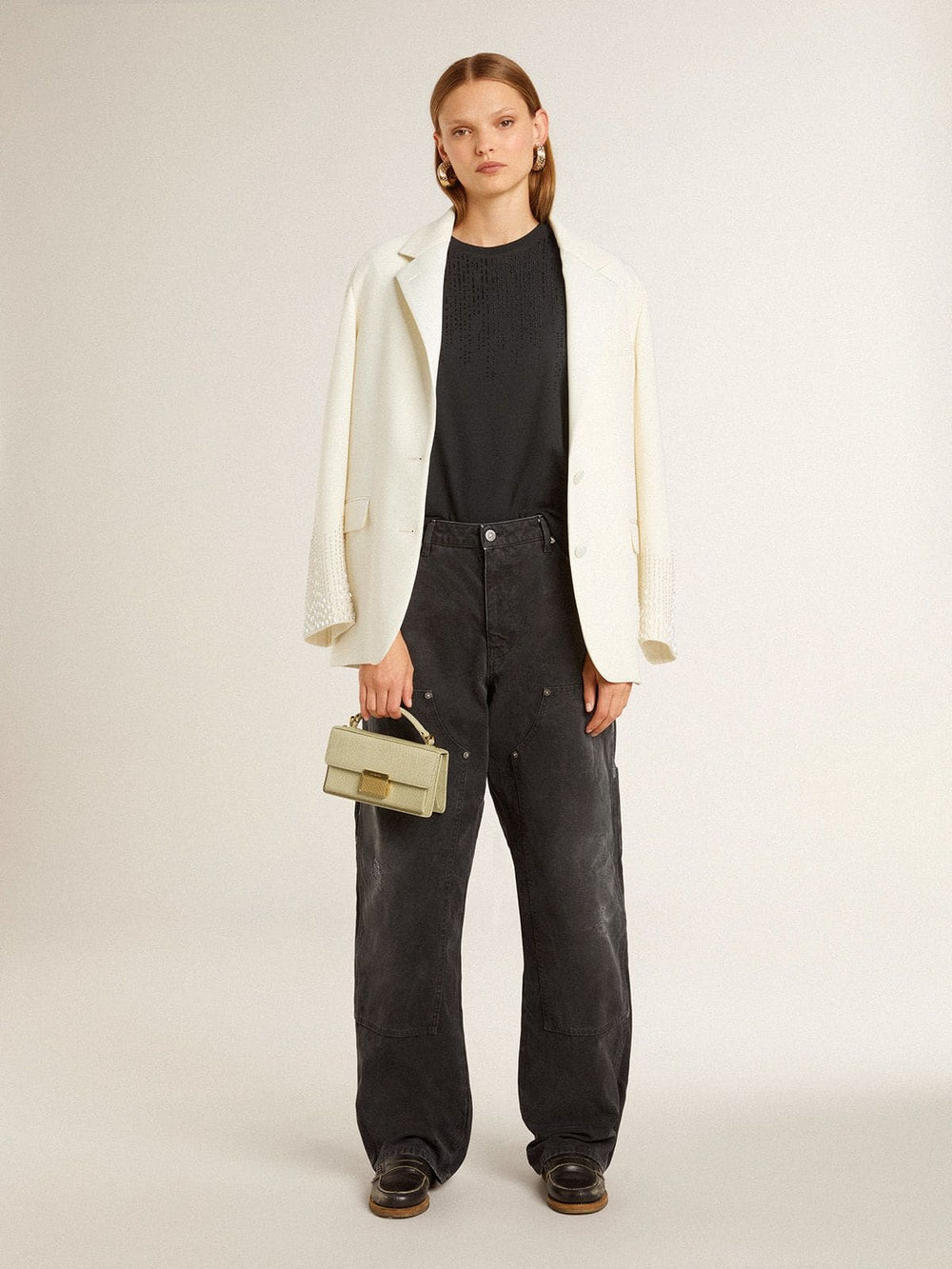 Golden Goose Women's Jerry loafer in black leather