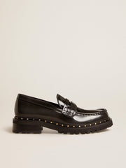 Golden Goose Women’s chunky loafers in studded black leather