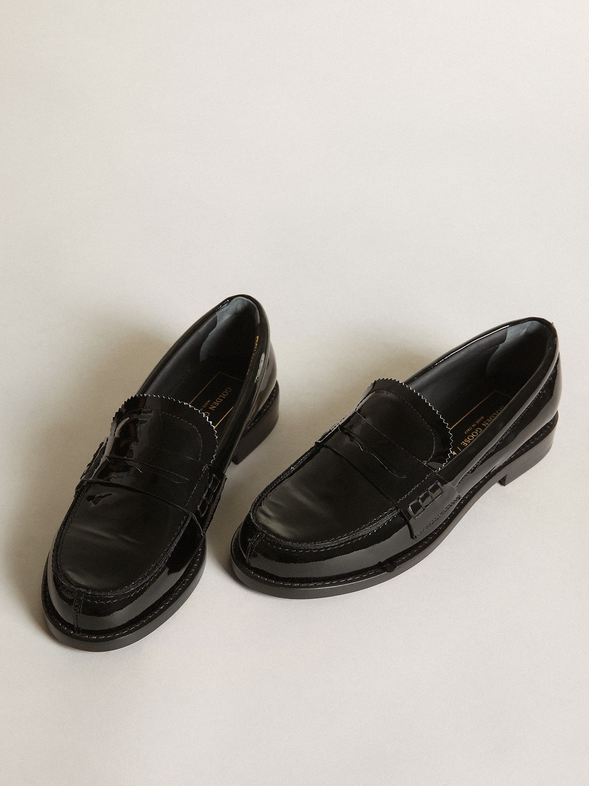 Golden Goose Jerry loafer in black patent leather