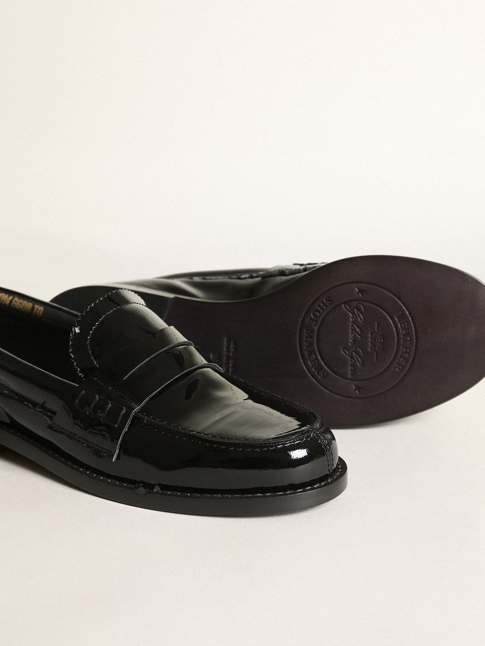 Golden Goose Jerry loafer in black patent leather
