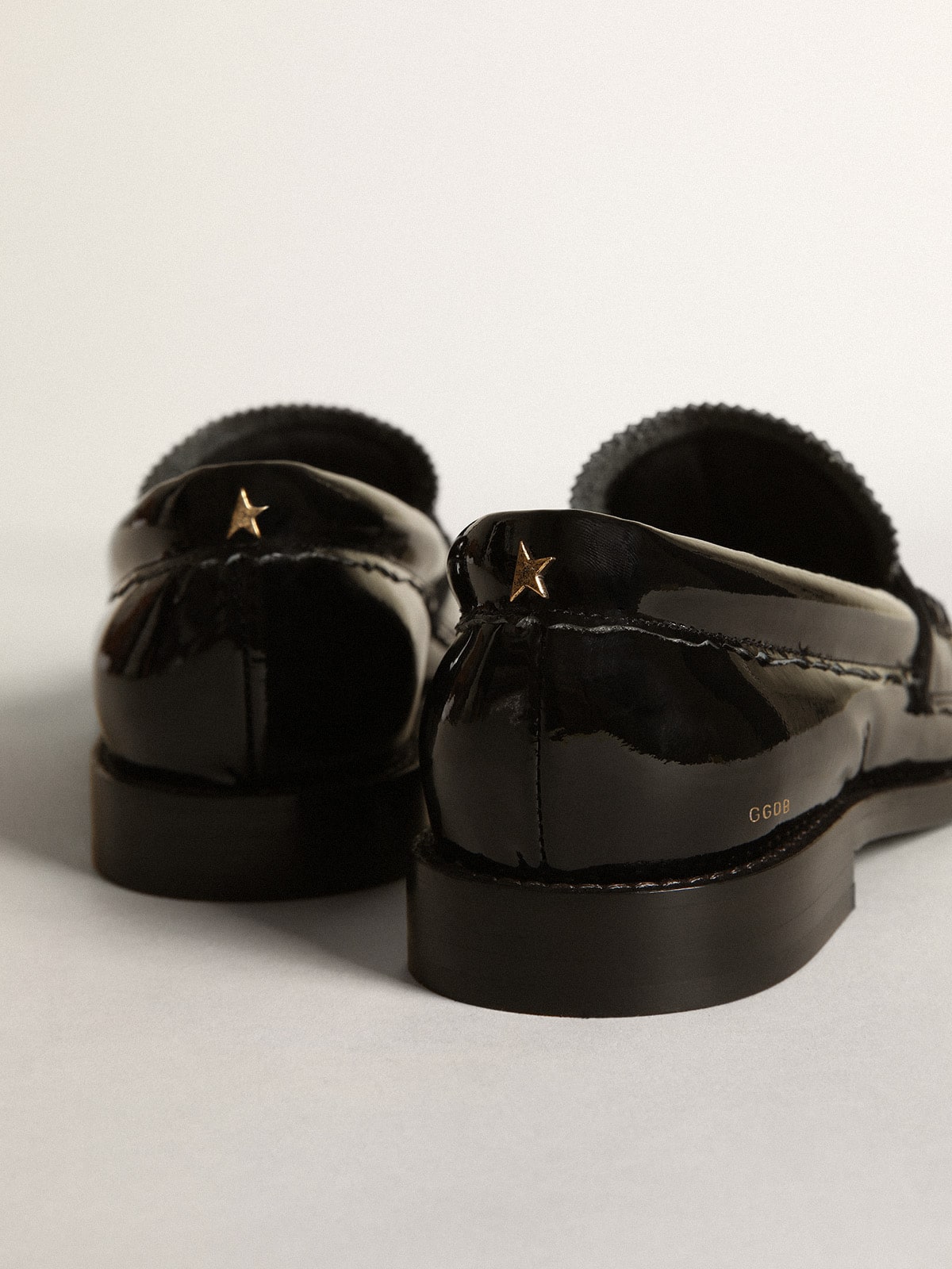 Golden Goose Jerry loafer in black patent leather