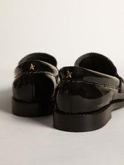 Golden Goose Jerry loafer in black patent leather