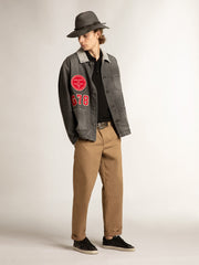 Golden Goose Men's Super-Star in black nappa with black suede star and heel tab