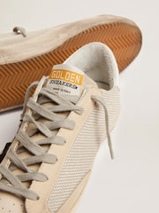 Golden Goose Men's Super-Star in leather with black star