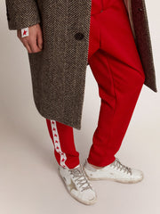 Golden Goose Men's Super-Star with silver heel tab and lettering