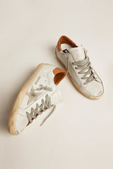 Golden Goose Men’s Super-Star sneakers with suede star and brown heel tab