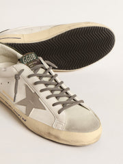 Golden Goose Super-Star  with croc-print star and green heel tab