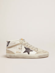 Golden Goose Men's Mid Star white with black star