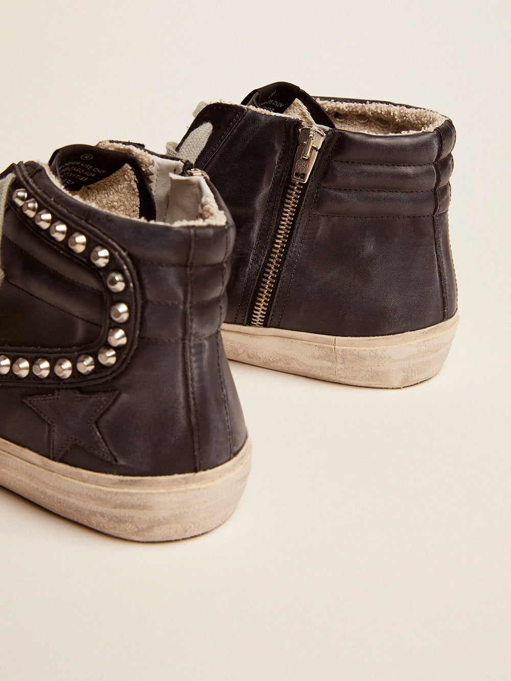 Golden Goose Men's Slide black with studs